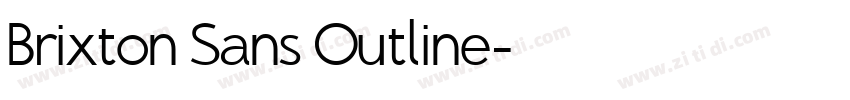 Brixton Sans Outline字体转换 Brixton Sans Outline字体转换
